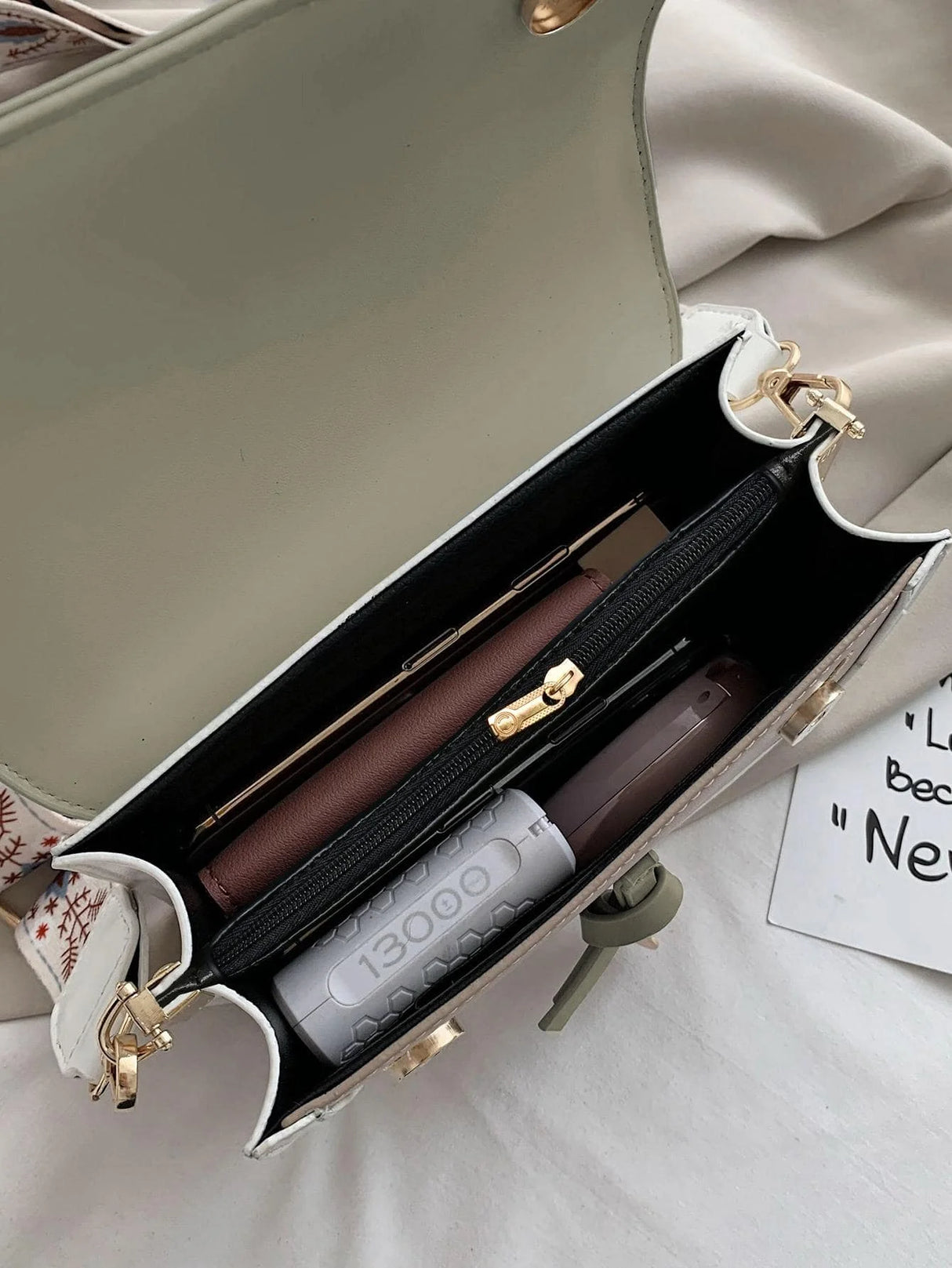 Women’s Crossbody Bag – Casual Small Square Bag with Wide Strap