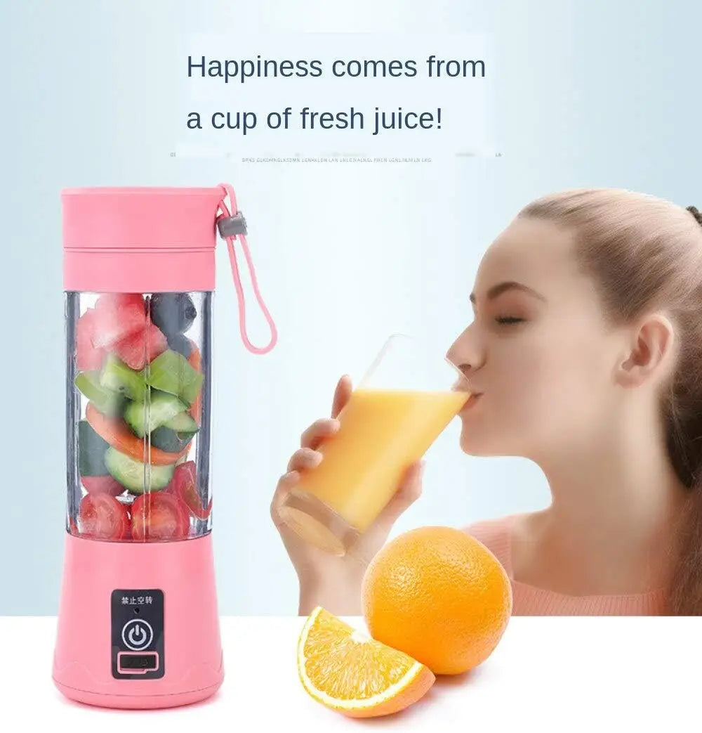 Mini Electric Juicer USB Rechargeable | Portable Smoothie & Milkshake Maker for Fresh Fruit, Orange & Lemon