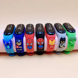 Marvel Children’s Watch – Cartoon Digital LED Waterproof Kids Watch | Fashion Electronic Wristwatch Holiday Gift for Boys & Girls