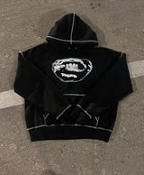 Men’s Y2K Hip-Hop Streetwear Set – Punk Gothic Embroidered Pullover & Casual Sportswear