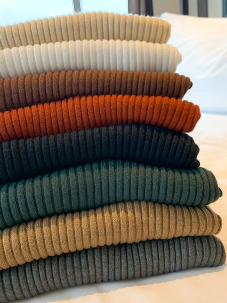 Women Turtleneck Sweater Long Sleeve Top