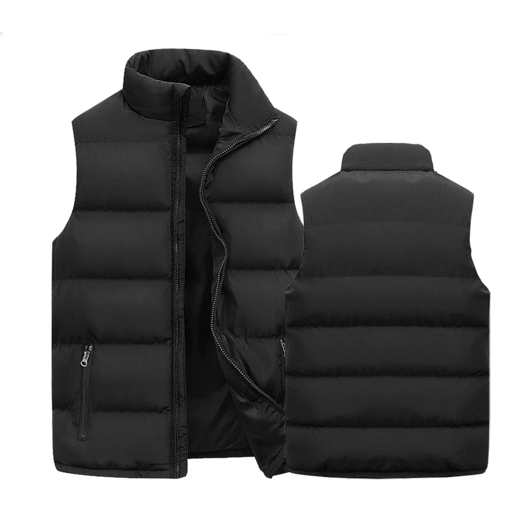 Mens Warm Sleeveless Vest  Jacket