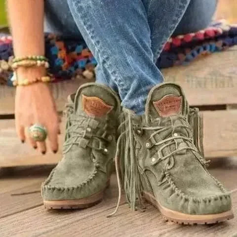 Autumn and Winter New Retro Women Fashion Boots