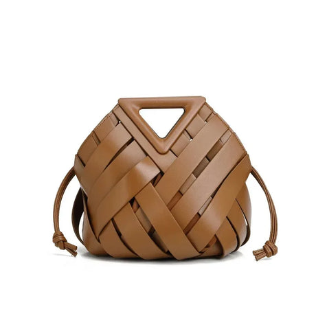 Trendy Vegan Leather Woven Tote Bag for Women – Top Handle Purse, Fashion Crossbody Shoulder Handbag, Stylish Tote Purse 2025