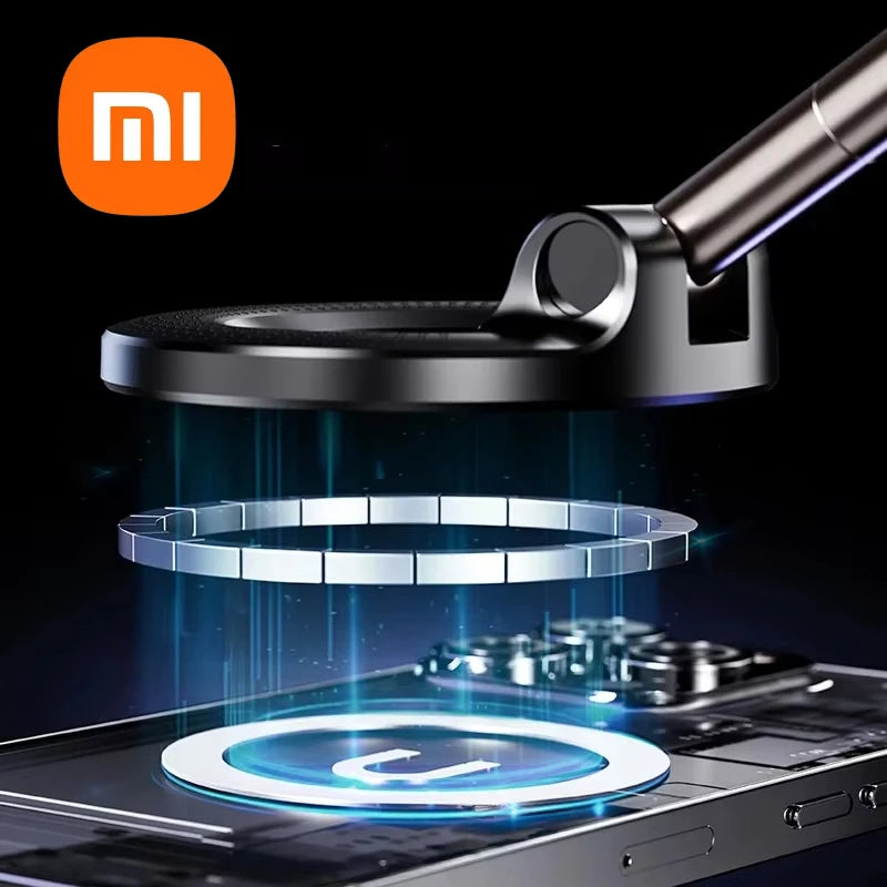 Xiaomi Magnetic Phone Holder – Rotating Folding MagSafe Suction Stand for Car, Home & Gym