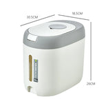 XIAOGUI 5KG/10KG Rice Dispenser – Airtight Kitchen Storage Container for Rice, Cereal & Dry Foods