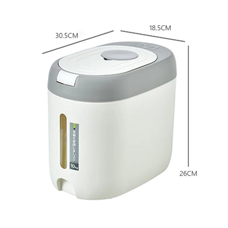 XIAOGUI 5KG/10KG Rice Dispenser – Airtight Kitchen Storage Container for Rice, Cereal & Dry Foods
