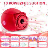 Rose Clitoral Suction & Vibrator Sex Toy