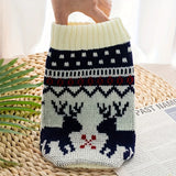 Christmas Pet Sweater for Dogs & Cats – Knitted Wool Holiday Sweater for Bichon, Corgi & Small Pets