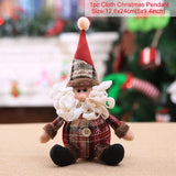 Christmas Santa Doll – Merry Christmas Home Decorations 2024 | Tabletop Xmas Ornaments for Navidad, Natal, Noel & New Year 2025 Gifts