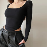 Skinny Sexy Solid Crop Top