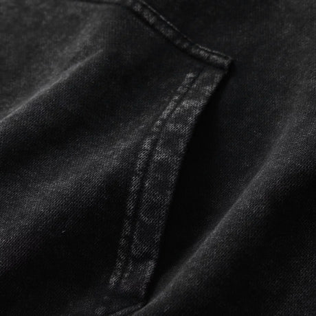 Men’s Vintage Acid Washed Cotton Hoodie