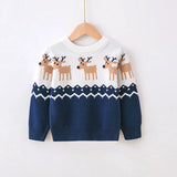 2025 Christmas Kids Sweaters – Autumn Winter Warm Cartoon Knitted Pullover | Boys & Girls Xmas Jumper Children’s Clothes