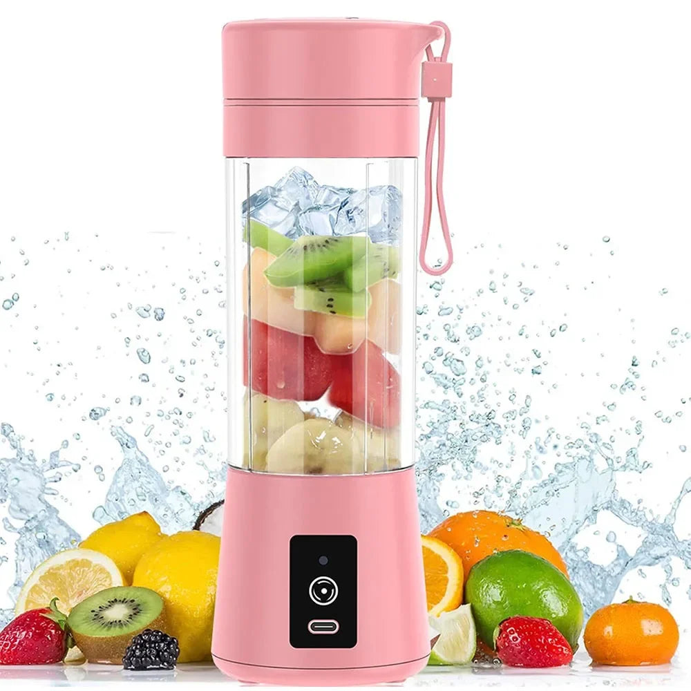 Mini Electric Juicer USB Rechargeable | Portable Smoothie & Milkshake Maker for Fresh Fruit, Orange & Lemon