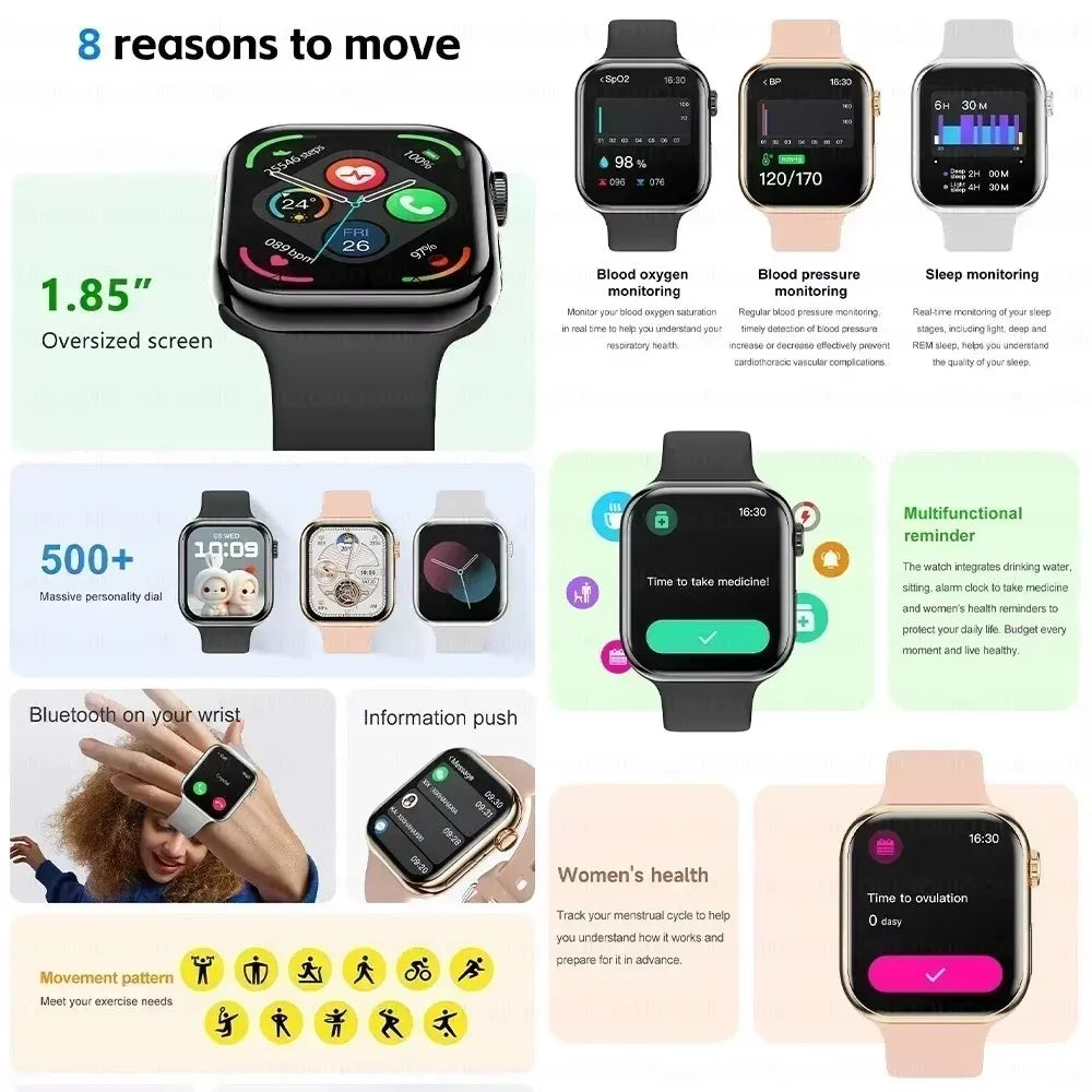 DT X New GPS Smart Watch 10