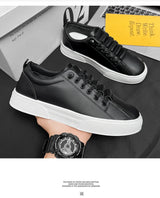 Men’s Casual Lightweight PU Leather Sneakers