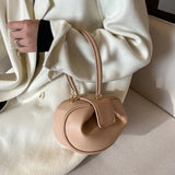 Stylish Round Ball PU Leather Mini Shoulder Handbag