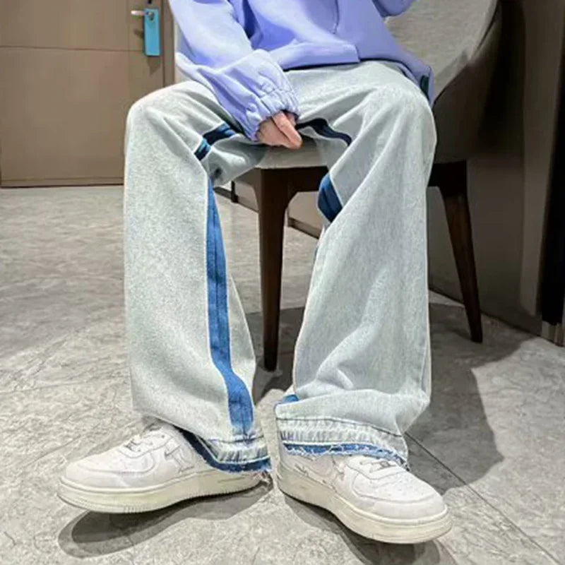 Men’s 2025 Fashion Streetwear Baggy Jeans