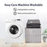 Wearable Heated Blanket with Sleeves – 8-Heat Levels, Flannel, 127x177CM