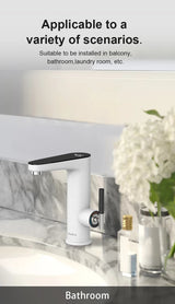 Briwellna Electric Water Heater Faucet 220V – Instant Tankless Kitchen Heating Tap