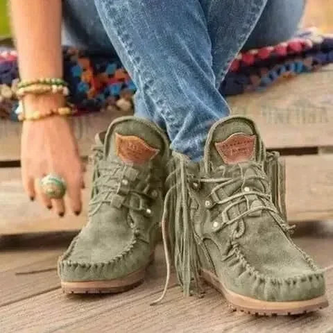Autumn and Winter New Retro Women Fashion Boots
