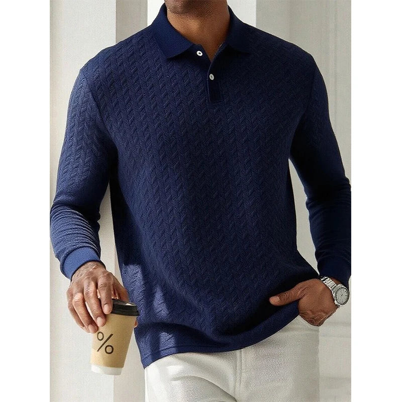 Men’s Long Sleeve Polo Shirt