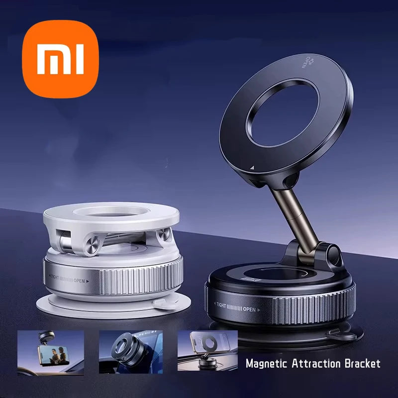 Xiaomi Magnetic Phone Holder – Rotating Folding MagSafe Suction Stand for Car, Home & Gym