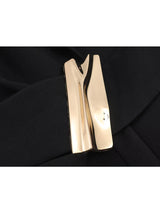 Women’s Two Piece Office Set – Chic Blazer Coat and High Waist Pants