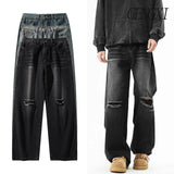 Trendy Men’s High Street Ripped Jeans