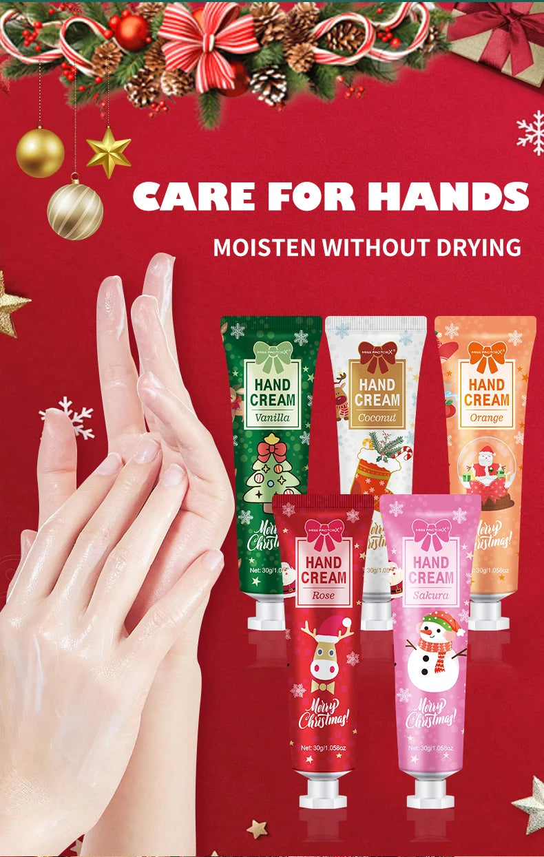 Christmas Gift 5-in-1 Travel Hand Cream Set
