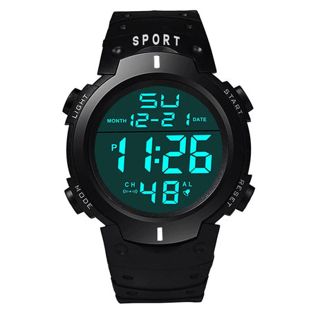 Men’s Electronic Sports Watch – Waterproof Luminous Multifunction Digital Wristwatch | Outdoor Fitness Large Screen Watch