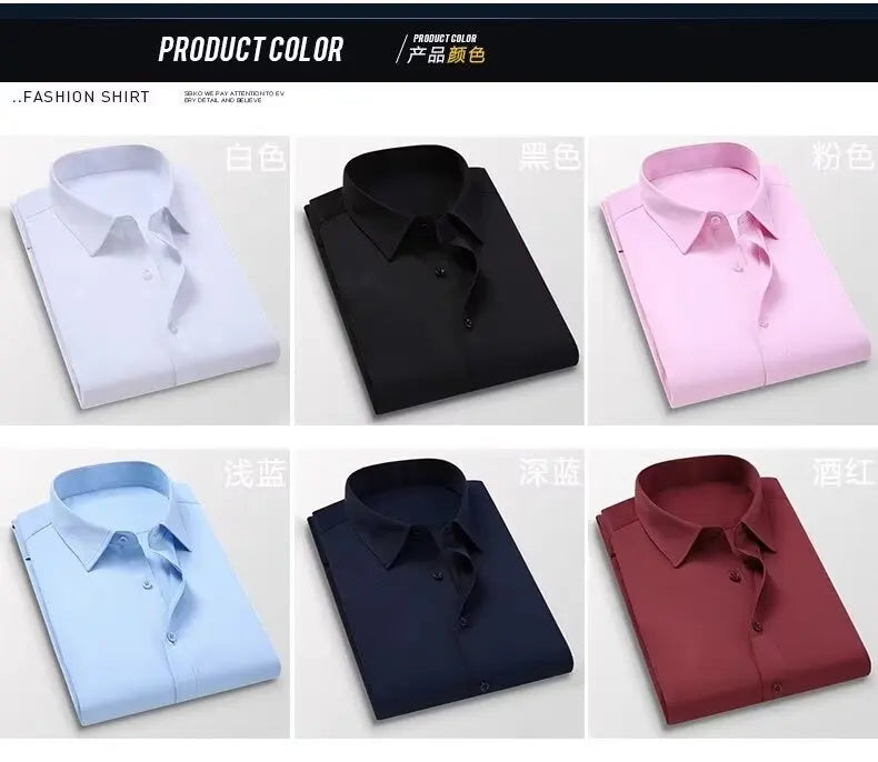 Men’s Long Sleeve Blue Slim Fit Shirt