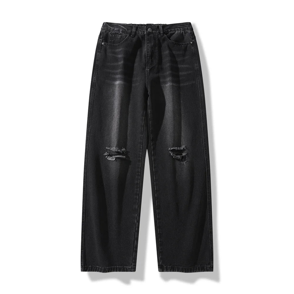 Trendy Men’s High Street Ripped Jeans