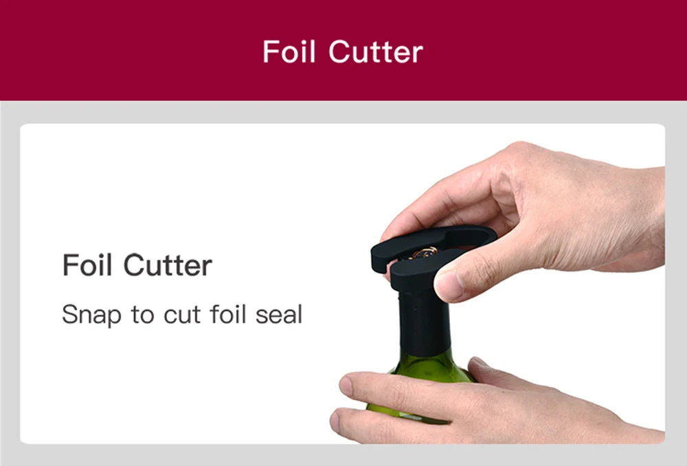 Electric Wine Bottle Opener Automatic Rechargeable Corkscrew with Charging Base – Kitchen Wine Accessories