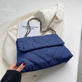 Women’s Luxury Denim Large Capacity Tote