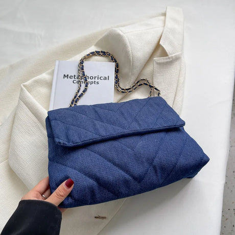 Women’s Luxury Denim Large Capacity Tote