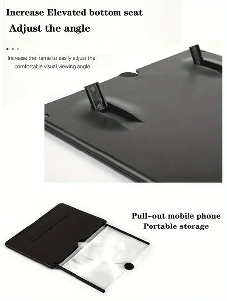 HD Mobile Phone Screen Magnifier – 12/10 inch Video Amplifier