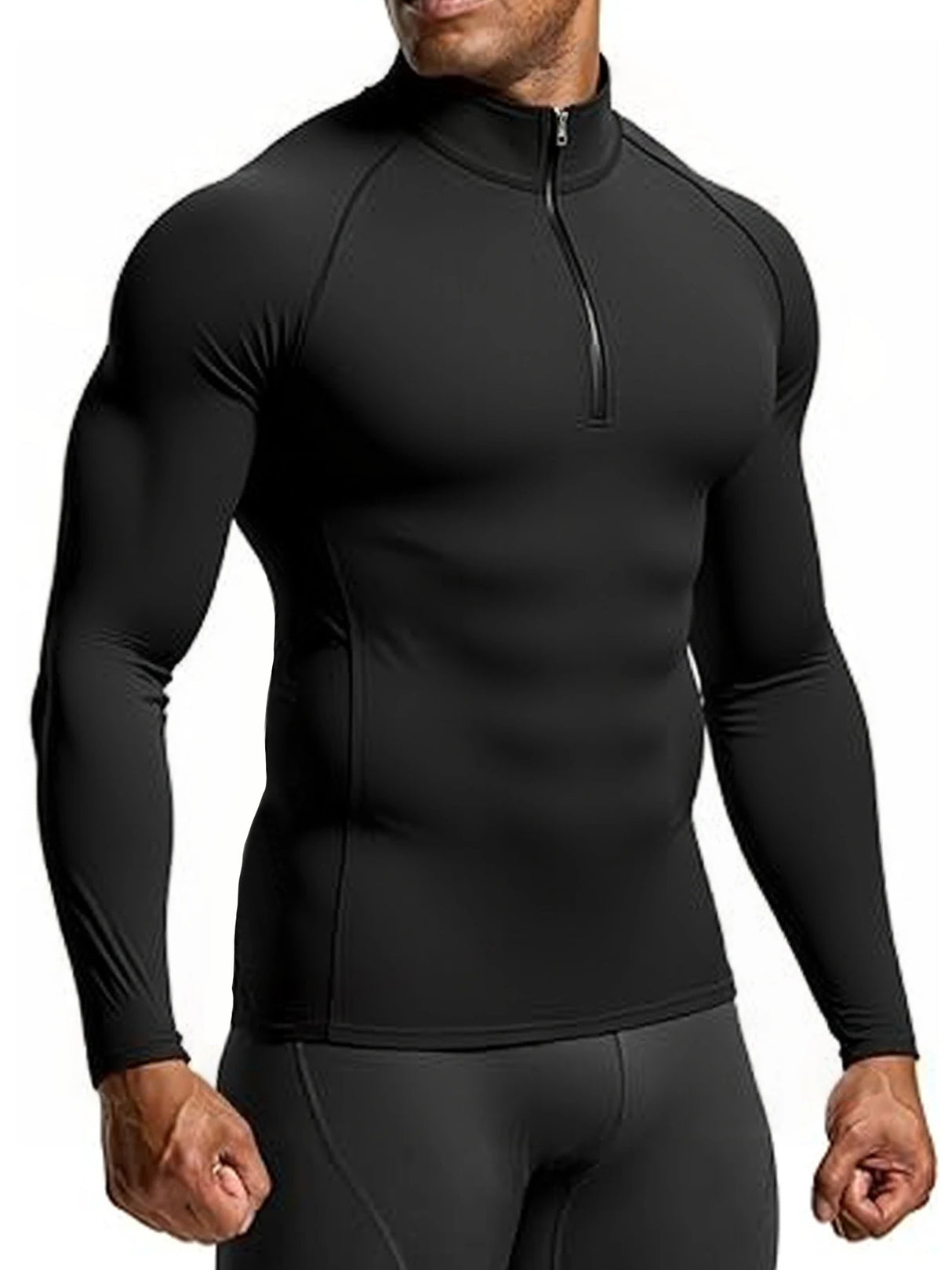 Men's Outdoor Compression Fitness Long Sleeve Training T-Shirt