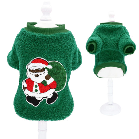 Christmas Pet Dog Winter Warm Hoodie –  Coat for Chihuahua, Puppy Outfit, French Bulldog