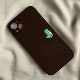 Cute Dinosaur Couple Phone Case for iPhone 16/15/14/13/12/11 Pro Max Mini XS XR 7 8 Plus SE – Shockproof Non-Slip Soft Cover Fundas