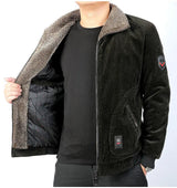 Men’s 2025 Winter Velvet-Thickened Corduroy Jacket