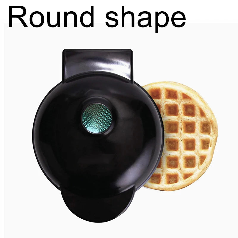 Electric Mini Color Waffle Maker Machine – Compact Breakfast & Dessert Maker for Kid