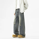 Trendy Men’s High Street Ripped Jeans