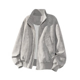 Men’s Autumn Tie-Dye Bomber Jacket – New Arrival Short Loose Fit Stand Collar Streetwear Casual Outerwear