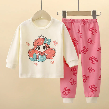 Toddler Cotton Pajamas – Boys and Girls Cartoon Sleepwear Set