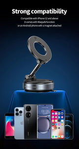 Xiaomi Magnetic Phone Holder – Rotating Folding MagSafe Suction Stand for Car, Home & Gym