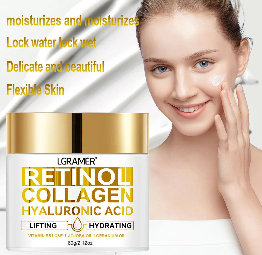 Retinol Face Cream – Anti-Aging Moisturizer & Wrinkle Remover for Women & Men