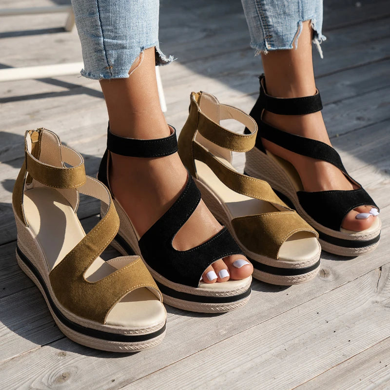 Women’s Fish Mouth Platform Sandals