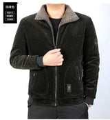 Men’s 2025 Winter Velvet-Thickened Corduroy Jacket