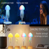 Wireless Jellyfish Rechargeable LED Desk Lamp – Multi-Color Mood Light for Bedroom & Office